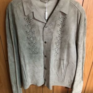 Men suede jacket Salvatore Ferragamo
